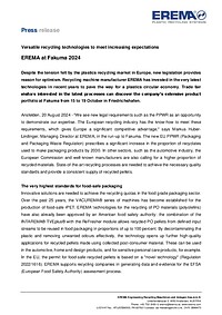 EREMA Press Release (PDF)